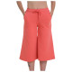 Target Γυναικείο παντελόνι French Terry Zip Cullote ''Cherry''